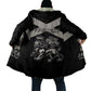 Personalized Jamaica Cloak Coat Of Arms With Rastafarian Lion Silver Color