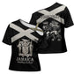 Personalized Jamaica Cross Shoulder Shirt Coat Of Arms With Rastafarian Lion Silver Color