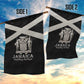 Jamaica Garden Flag Out of Many One People Silver Color - African Pride