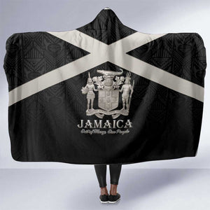 Jamaica Hooded Blanket Out of Many One People Silver Color - African Pride
