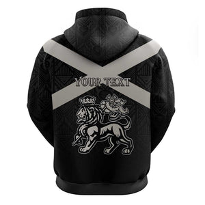 Personalized Jamaica Hoodie Out of Many One People Silver Color - African Pride