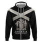 Personalized Jamaica Hoodie Out of Many One People Silver Color - African Pride
