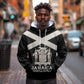 Personalized Jamaica Hoodie Out of Many One People Silver Color - African Pride