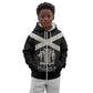 Personalized Jamaica Kid Hoodie Out of Many One People Silver Color - African Pride