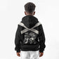Personalized Jamaica Kid Hoodie Out of Many One People Silver Color - African Pride