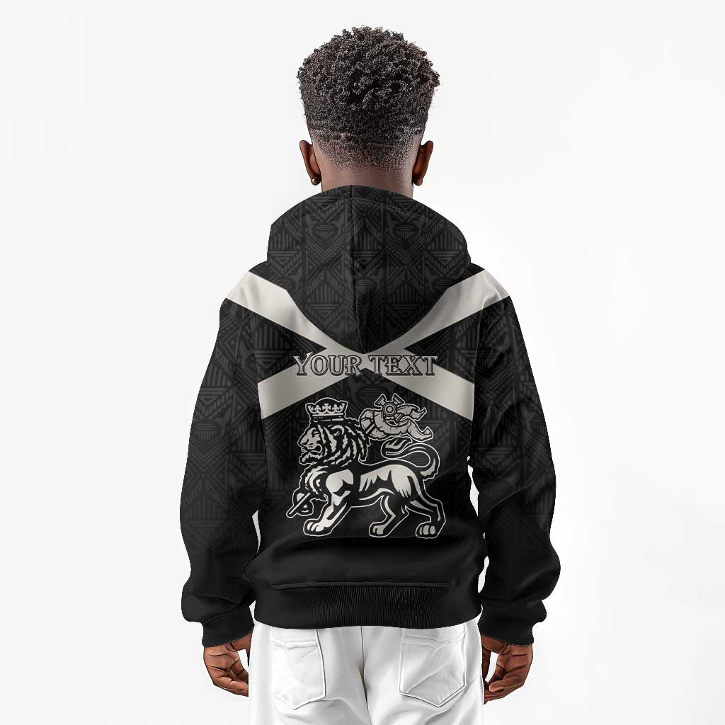 Personalized Jamaica Kid Hoodie Out of Many One People Silver Color - African Pride