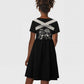 Personalized Jamaica Kid Short Sleeve Dress Out of Many One People Silver Color - African Pride