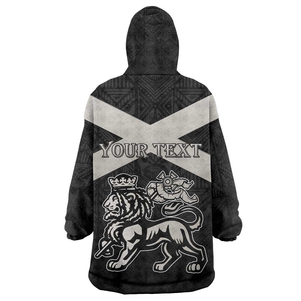 Personalized Jamaica Kid Wearable Blanket Hoodie Out of Many One People Silver Color - African Pride