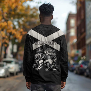Personalized Jamaica Long Sleeve Shirt Out of Many One People Silver Color - African Pride