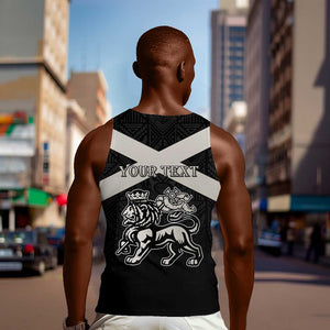 Personalized Jamaica Men Tank Top Out of Many One People Silver Color - African Pride