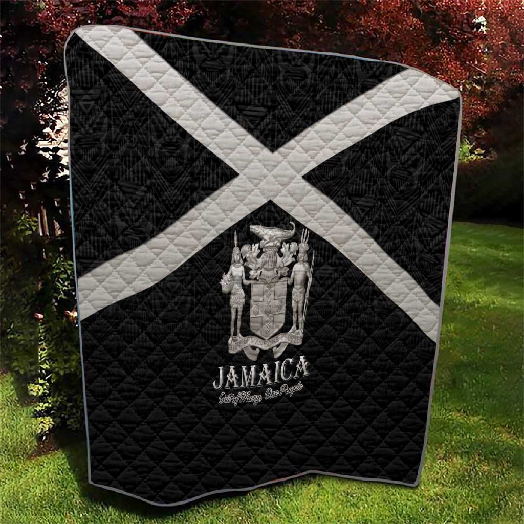 Jamaica Quilt Out of Many One People Silver Color - African Pride