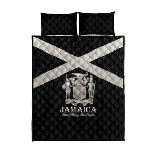 Jamaica Quilt Bed Set Out of Many One People Silver Color - African Pride