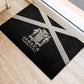 Jamaica Rubber Doormat Out of Many One People Silver Color - African Pride