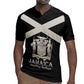 Personalized Jamaica Rugby Jersey Out of Many One People Silver Color - African Pride