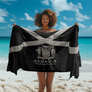 Jamaica Sarong Out of Many One People Silver Color - African Pride