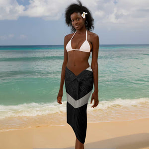 Jamaica Sarong Out of Many One People Silver Color - African Pride