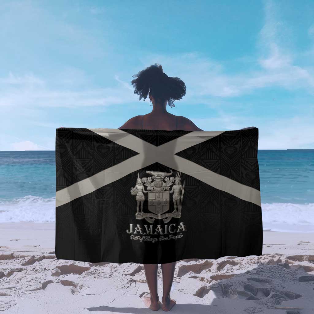 Jamaica Sarong Out of Many One People Silver Color - African Pride
