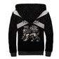 Personalized Jamaica Sherpa Hoodie Out of Many One People Silver Color - African Pride