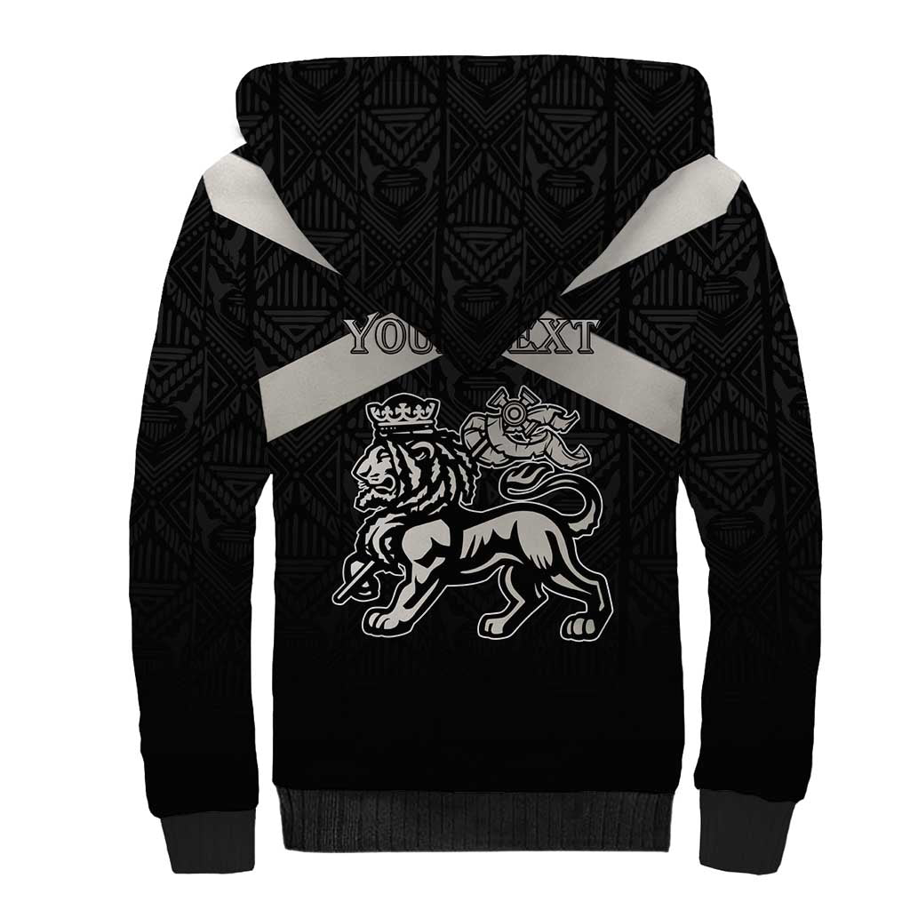 Personalized Jamaica Sherpa Hoodie Out of Many One People Silver Color - African Pride