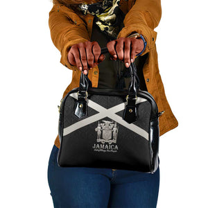 Jamaica Shoulder Handbag Out of Many One People Silver Color - African Pride