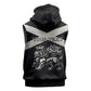 Personalized Jamaica Sleeveless Hoodie Out of Many One People Silver Color - African Pride