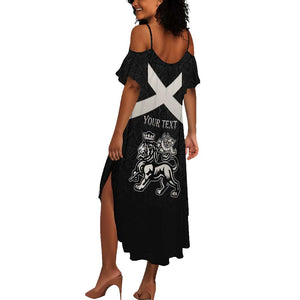 Personalized Jamaica Summer Maxi Dress Out of Many One People Silver Color - African Pride
