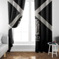 Jamaica Window Curtain Out of Many One People Silver Color - African Pride