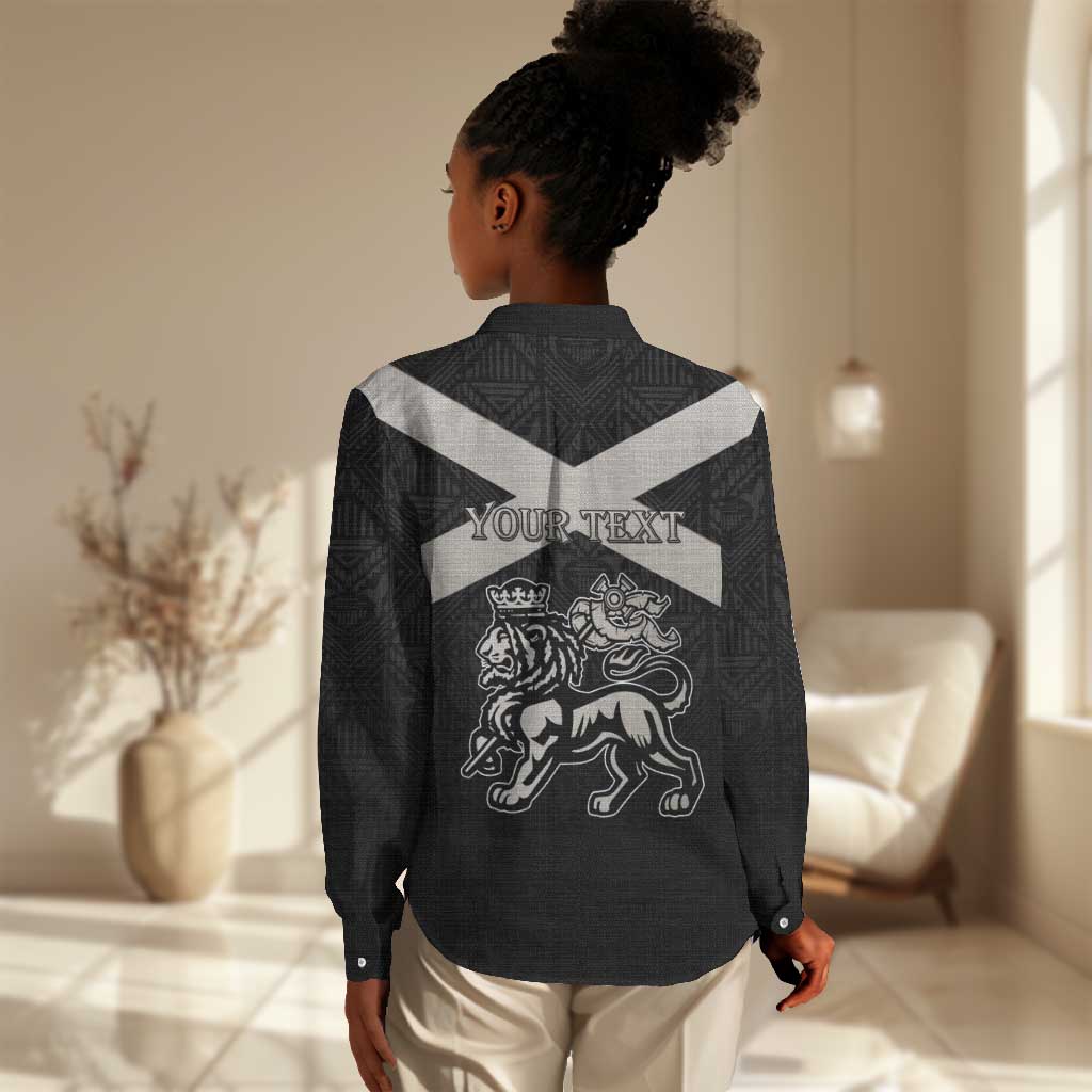 Personalized Jamaica Women Casual Shirt Out of Many One People Silver Color - African Pride