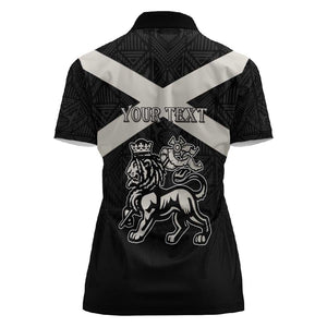 Personalized Jamaica Women Polo Shirt Out of Many One People Silver Color - African Pride