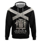 Personalized Jamaica Zip Hoodie Out of Many One People Silver Color - African Pride