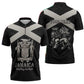 Personalized Jamaica Zipper Polo Shirt Coat Of Arms With Rastafarian Lion Silver Color