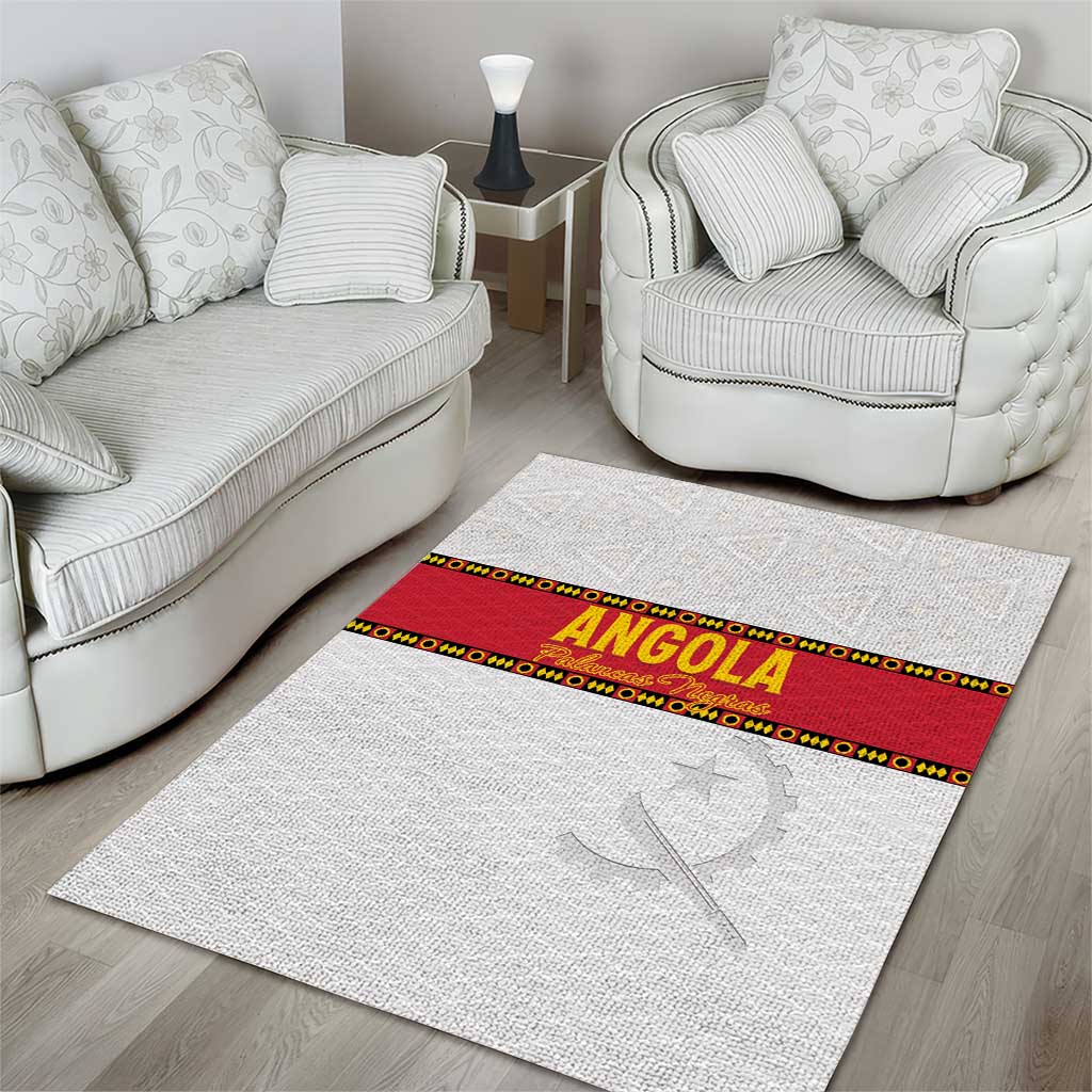 Afro Angola Football Area Rug Go Palancas Negras - African Pride