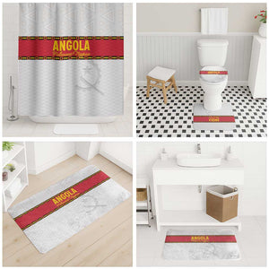 Angola Football Bathroom Set Avante Palancas Negras - White