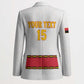 Custom Angola Football Blazer Avante Palancas Negras - White