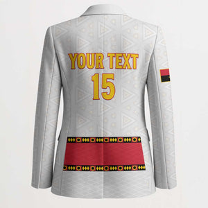 Custom Angola Football Blazer Avante Palancas Negras - White