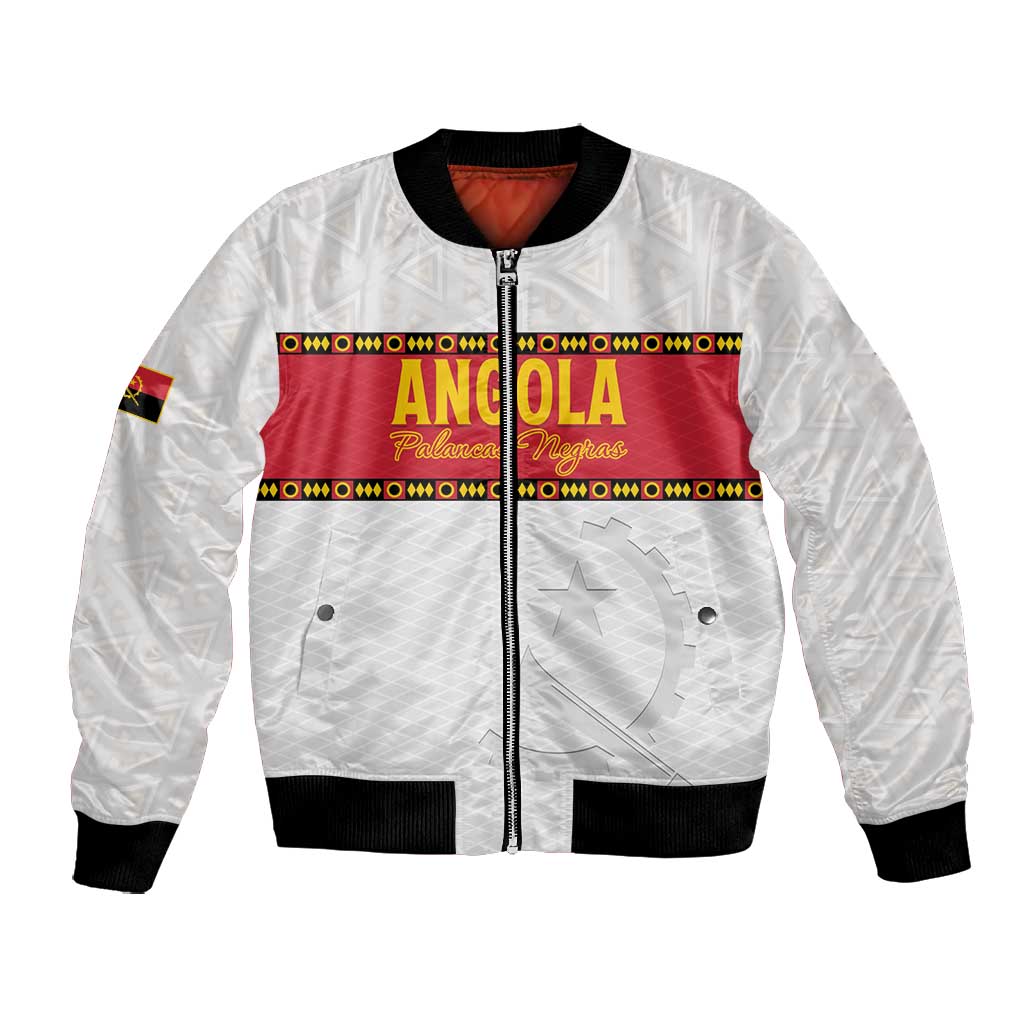 Afro Angola Football Custom Bomber Jacket Go Palancas Negras - African Pride