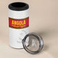 Afro Angola Football Custom 4 in 1 Can Cooler Tumbler Go Palancas Negras - African Pride