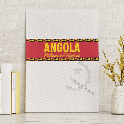 Afro Angola Football Canvas Wall Art Go Palancas Negras - African Pride