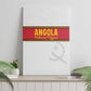 Afro Angola Football Canvas Wall Art Go Palancas Negras - African Pride