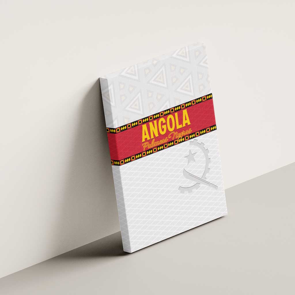 Afro Angola Football Canvas Wall Art Go Palancas Negras - African Pride