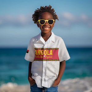 Afro Angola Football Custom Kid Hawaiian Shirt Go Palancas Negras - African Pride
