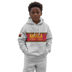 Afro Angola Football Custom Kid Hoodie Go Palancas Negras - African Pride