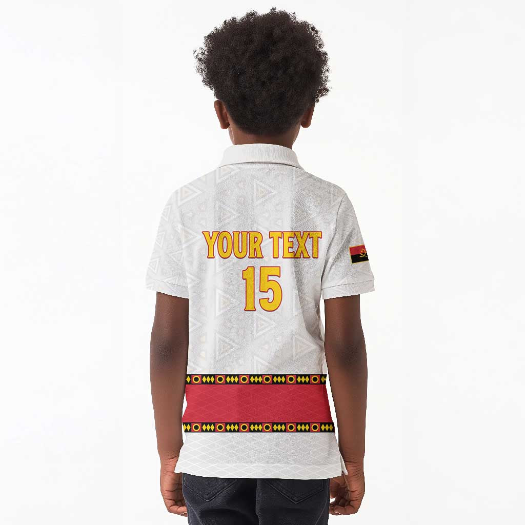 Afro Angola Football Custom Kid Polo Shirt Go Palancas Negras - African Pride