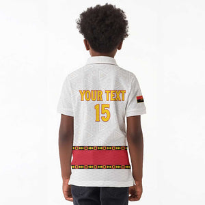 Afro Angola Football Custom Kid Polo Shirt Go Palancas Negras - African Pride
