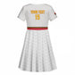 Afro Angola Football Custom Kid Short Sleeve Dress Go Palancas Negras - African Pride