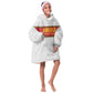 Afro Angola Football Custom Kid Wearable Blanket Hoodie Go Palancas Negras - African Pride