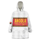 Afro Angola Football Custom Kid Wearable Blanket Hoodie Go Palancas Negras - African Pride