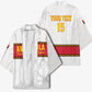 Custom Angola Football Kimono Avante Palancas Negras - White
