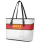 Afro Angola Football Leather Tote Bag Go Palancas Negras - African Pride