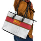 Afro Angola Football Leather Tote Bag Go Palancas Negras - African Pride